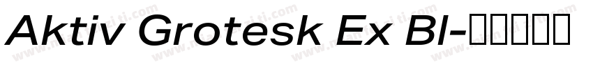 Aktiv Grotesk Ex Bl字体转换